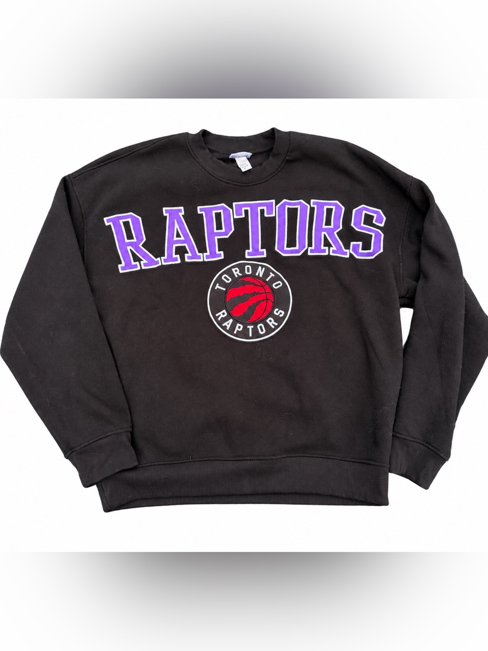 Toronto Raptors NBA Black Crewneck Sweatshirt – Size Largest
